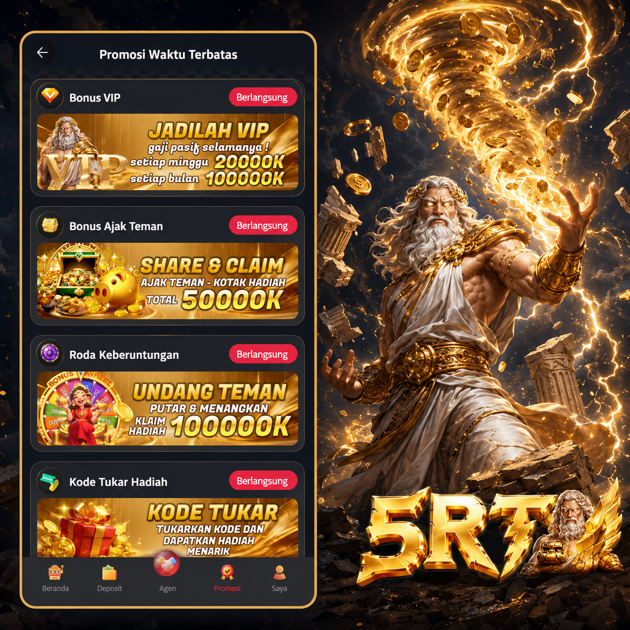 5RT - Login Situs Resmi dan Nikmati Ragam Game PG Soft