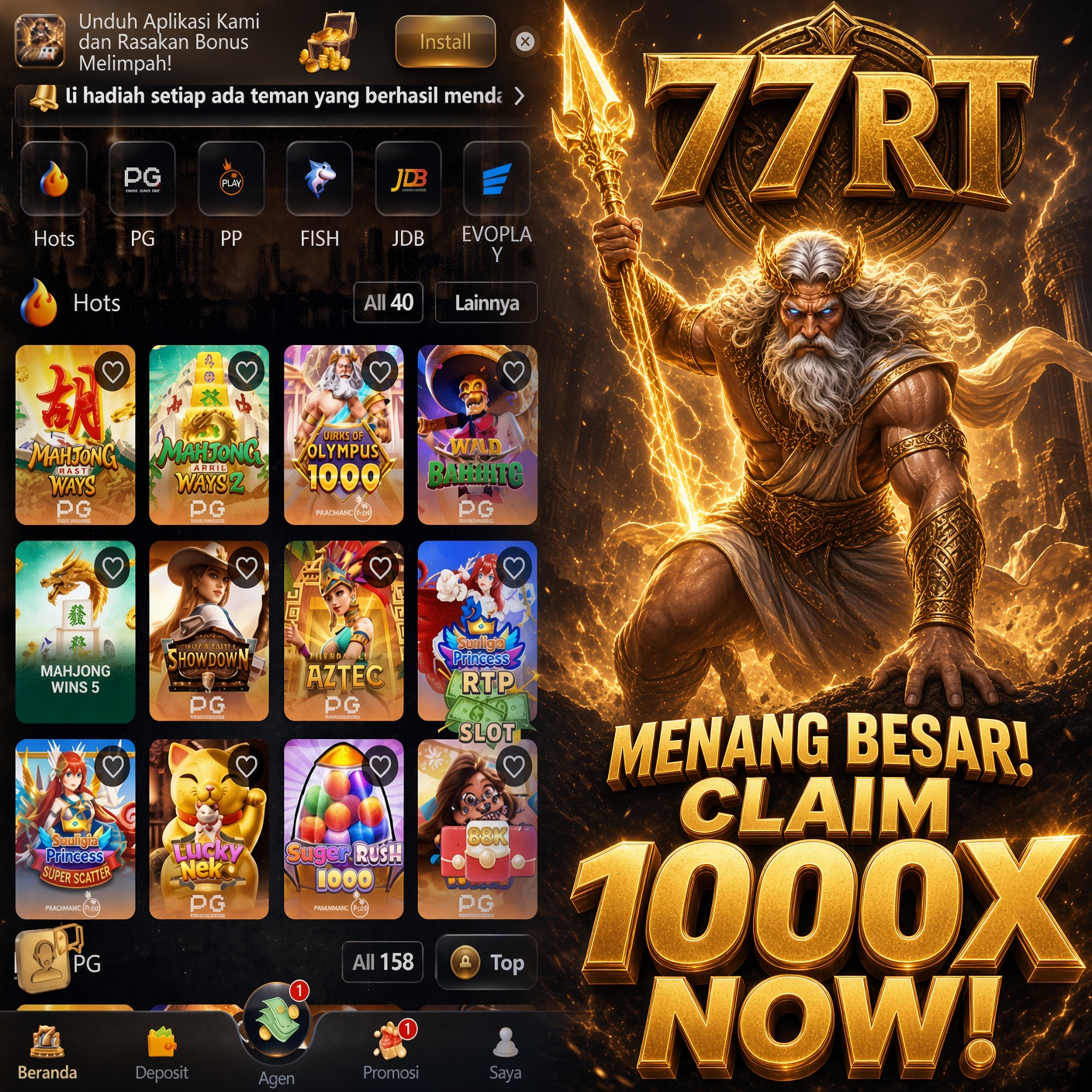 77RT - Login Situs Resmi dan Nikmati Ragam Game PG Soft