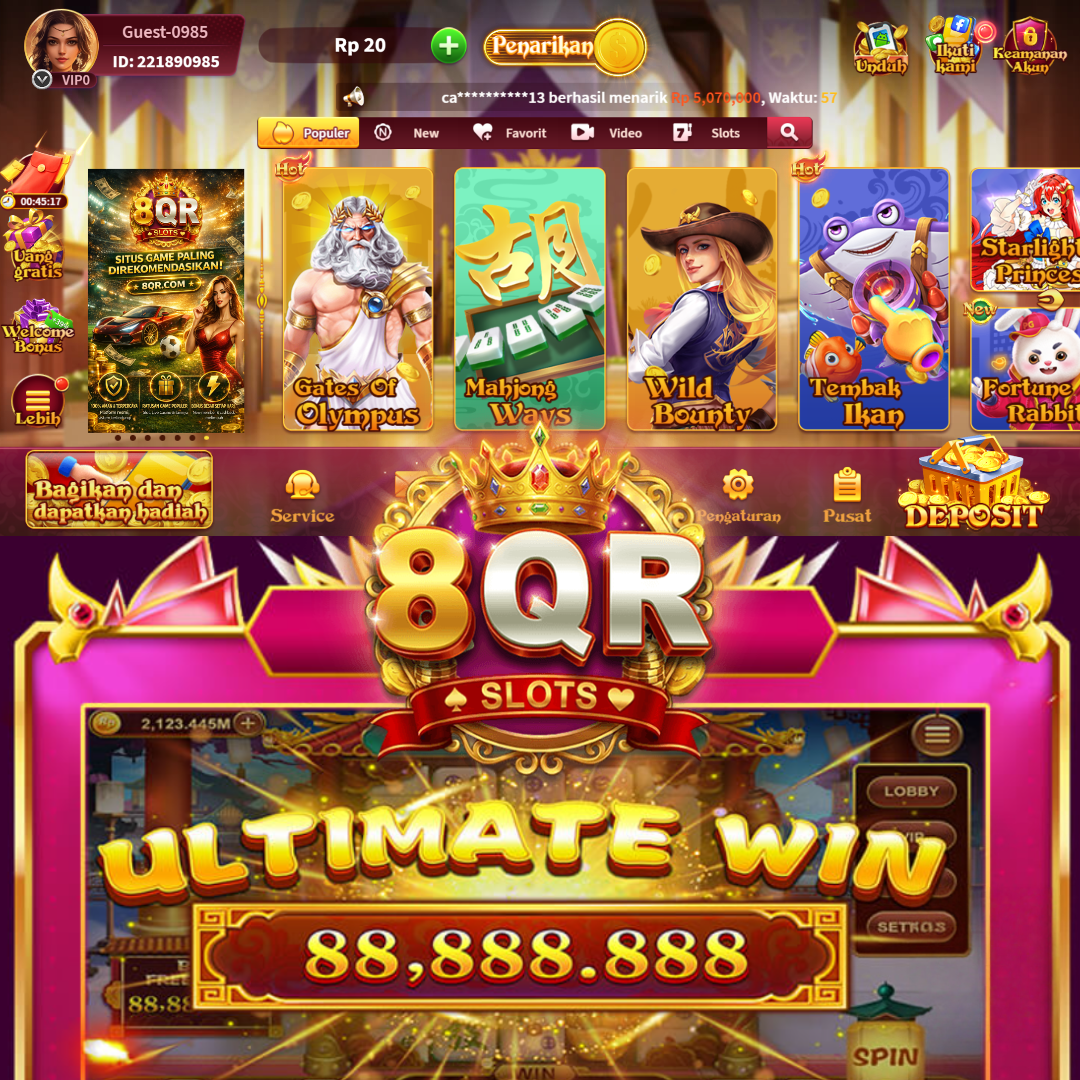 8QR - Situs Slot Online Resmi dengan Akses Daftar dan Login