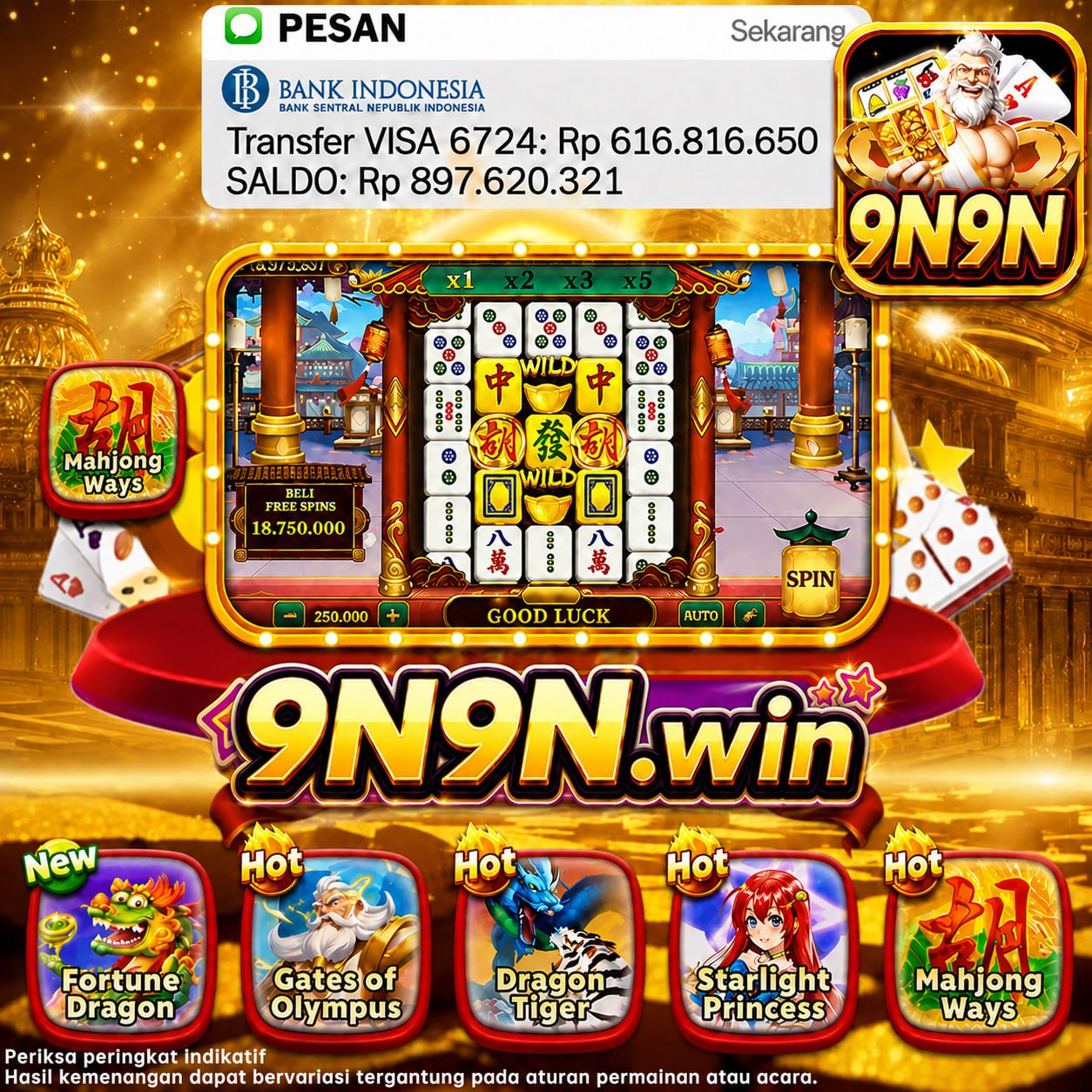 9N9N - Pilihan Game PG Soft untuk Penggemar Slot Online