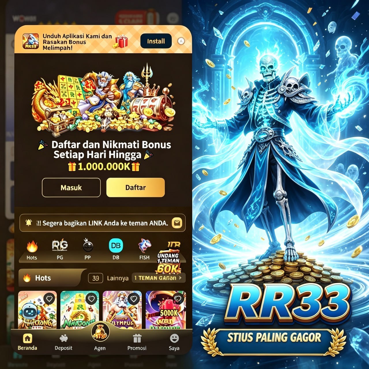 RR33 - Jelajahi Ragam Slot Online dengan Tema Menarik